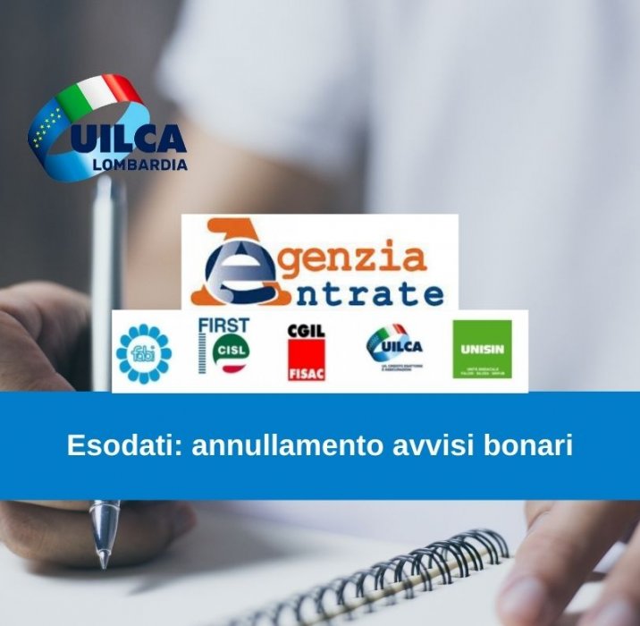 Agenzia delle EntrateRiscossione fase 2 UILCA Lombardia