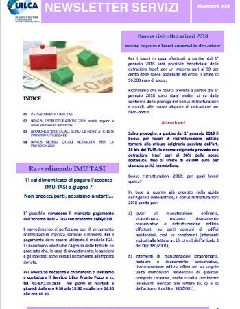 UILCA Lombardia Newsletter pronto fisco